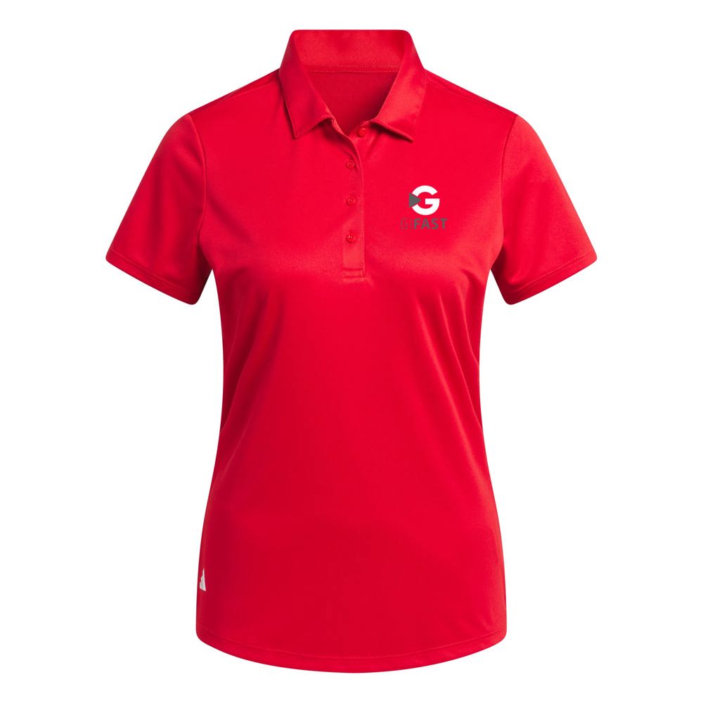 Adidas polo dames - Rood
