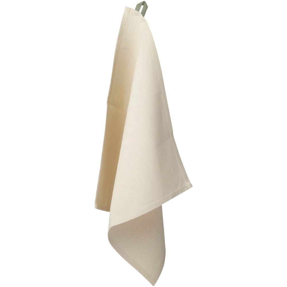 Alora keukenhanddoek van 210 g/m² gerecycled katoen - Gemêleerd groen